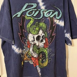 Poison Blue Tie Dye Tee